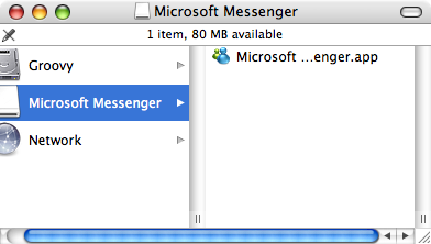 Messenger Install Screenshot